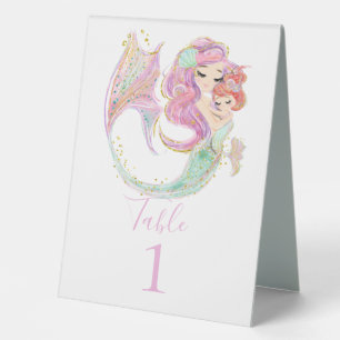 Plaque De Table petite sirène douce