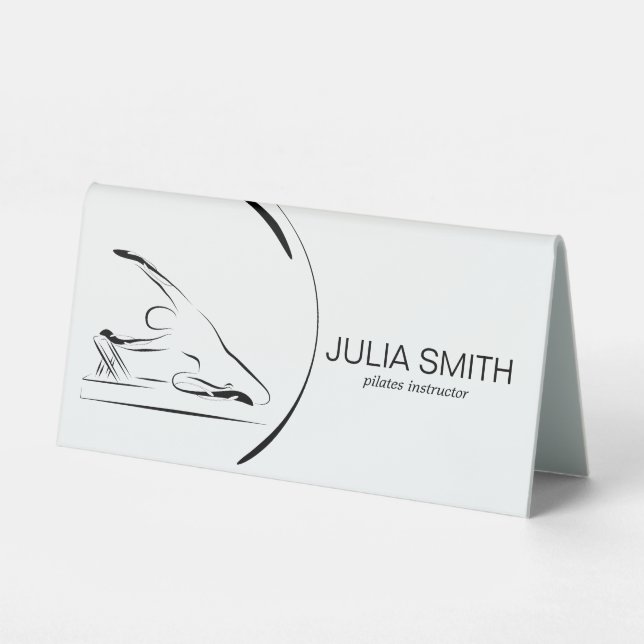 Plaque De Table Pilates Mermaid sur le réformateur (Recto)