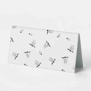 Plaque De Table Point, Nickel gris