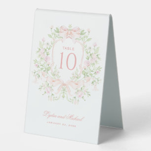 Plaque De Table Poireau doux avec des vaches roses   Numéro de tab