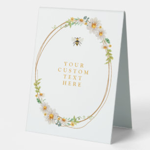 Plaque De Table Poissons rustiques et Fête des mariées d'abeilles