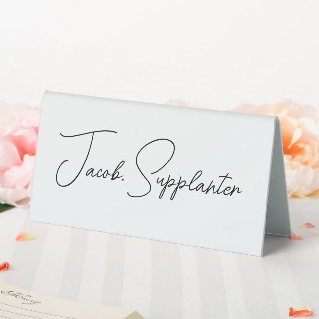 Plaque De Table Porte-nom personnalisé pour table (In SItu (Mariage))