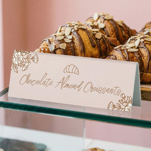 Plaque De Table Présentoir de comptoir de boulangerie pour pâtisse