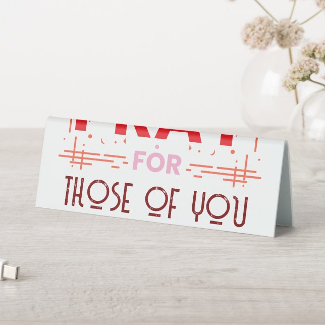 Plaque De Table Priez pour ceux d'entre vous (En SItu (Tableau))