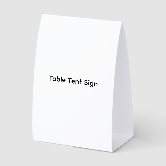 Plaque De Table Promotion Simple de Marque 4"X6" Panneau de Table  (Recto)