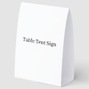 Plaque De Table Promotion Simple de Marque 5"x7" Panneau de Table