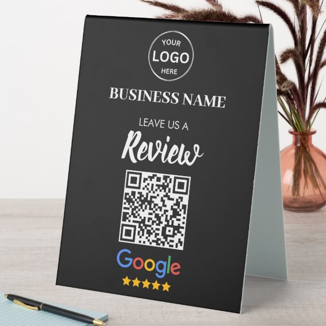 Plaque De Table Qr Code Google Avis de l'entreprise (En SItu (Tableau))