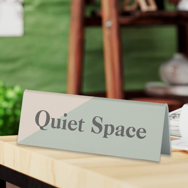 Plaque De Table Quiet Space Do Not Disturb Productivity Flip (Quiet Space Do Not Disturb Productivity Flip Table Tent)