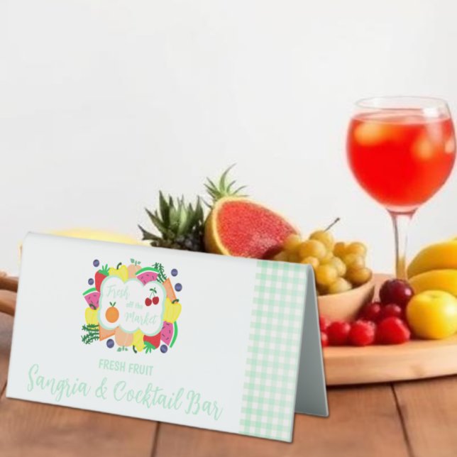 Plaque De Table Rafraîchi du Marché Bar à Cocktails pour Enterreme (Créateur téléchargé)