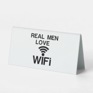 PLAQUE DE TABLE REAL MEN LOVE