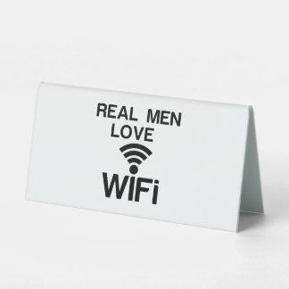 PLAQUE DE TABLE REAL MEN LOVE