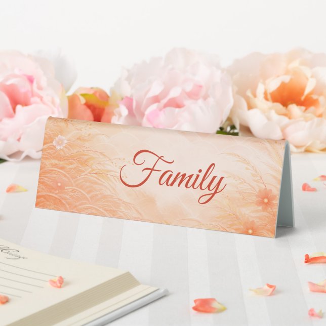Plaque De Table Red Seigaiha – Japanese Wedding Collection (In SItu (Mariage))