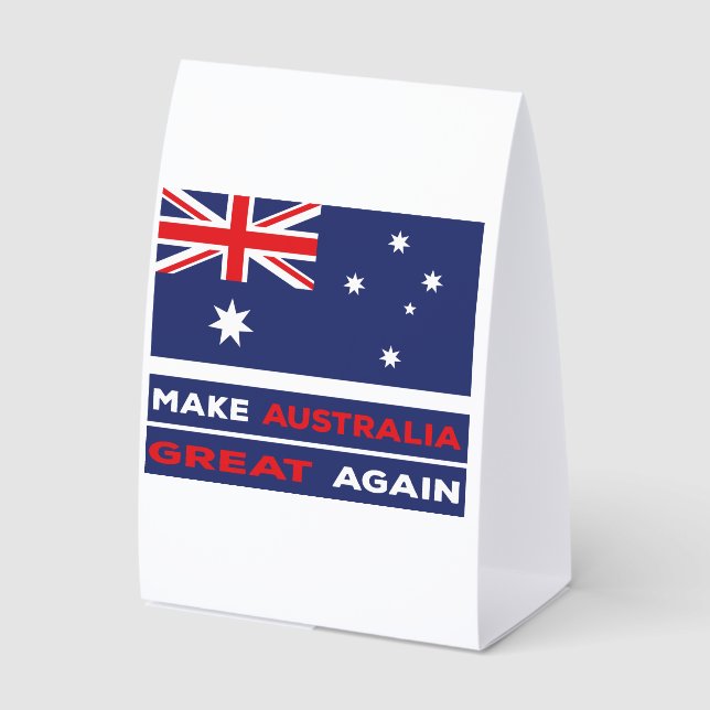Plaque De Table Refaire l'Australie grande à nouveau (Recto)