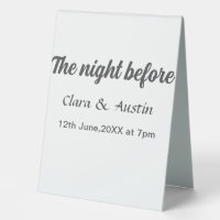 Répétition dîner la nuit avant simple minimum m