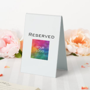 Plaque De Table Réservé Moderne Minimaliste Modèle Meilleur Vertic