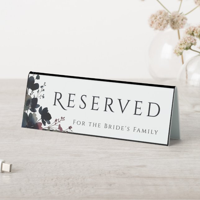Plaque De Table Romantic Floral Wedding Soft Elegant (En SItu (Tableau))