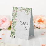 Plaque De Table Rose Rose Vieux Mur Vintage Style Mariage Journal<br><div class="desc">Belle Invitation à célébrer des occasions spéciales et des festivals vient avec digital et E-invitation selon votre demande. Nous aimerions reproduire nos conceptions pour fabriquer plusieurs produits comme des cartes rsvp, des enveloppes étiquettes, et plus encore. La personnalisation est disponible pour l'impression sur demande à l'adresse info@shamaurcreatif@gmail.com. Vous êtes impatients...</div>