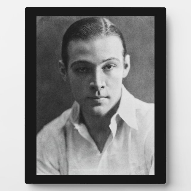 Plaque de table Rudolph Valentino (Devant)