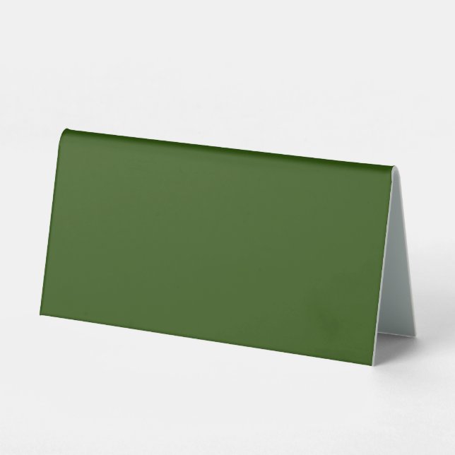 Plaque De Table Sage Sombre, Dingley, Fumée Flax, (Recto)