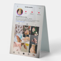 Salon d'artistes de ongles moderne Instagram Gold 