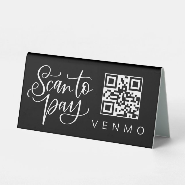 Plaque De Table Signal de paiement d'entreprise sans cale mobile d (Verso)
