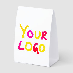 Plaque De Table simple minimal ajoutez votre logo/design ici entre