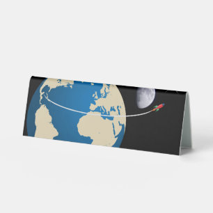 Plaque De Table Space rocket