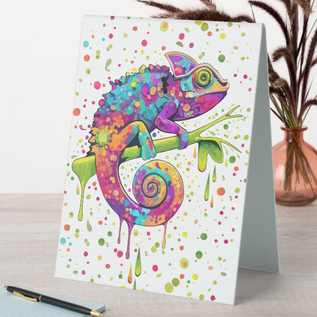 Plaque De Table Style d'aquarelle des teintures Chameleon (En SItu (Tableau))