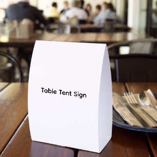 Plaque De Table Supprimer ce texte et ajouter votre propre concept