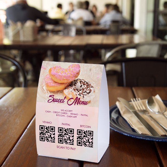 Plaque De Table Sweet Donuts  Paper (Insitu (restaurant))