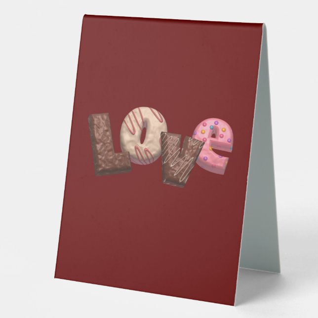 Plaque De Table Sweet Lover (Recto)