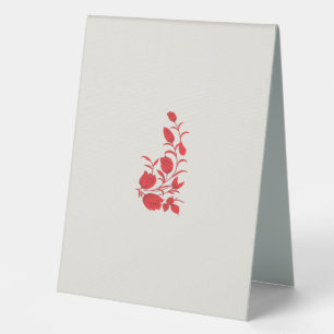 Plaque De Table Symbole de la tente de la meilleure table