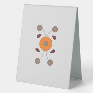 Plaque De Table Symbole de la tente de la meilleure table