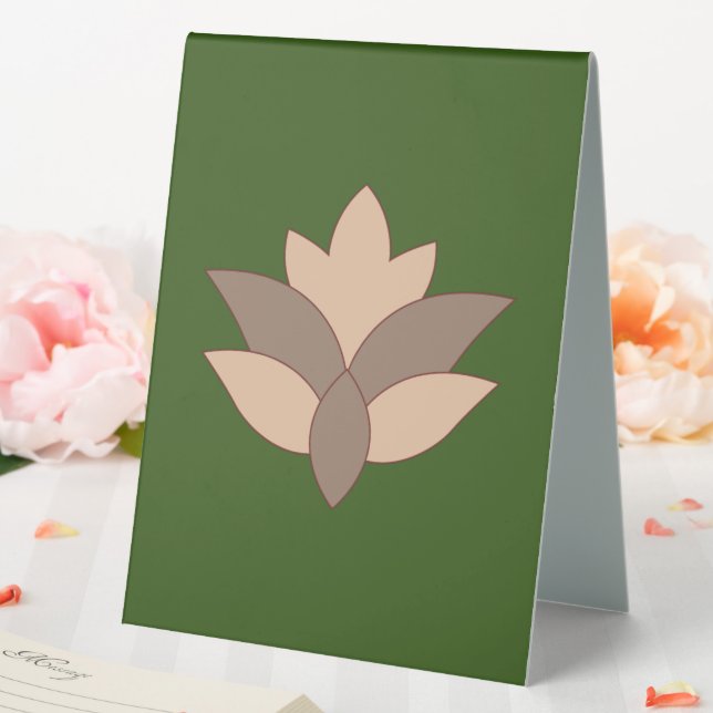 Plaque De Table Symbole de la tente de la meilleure table (In SItu (Mariage))