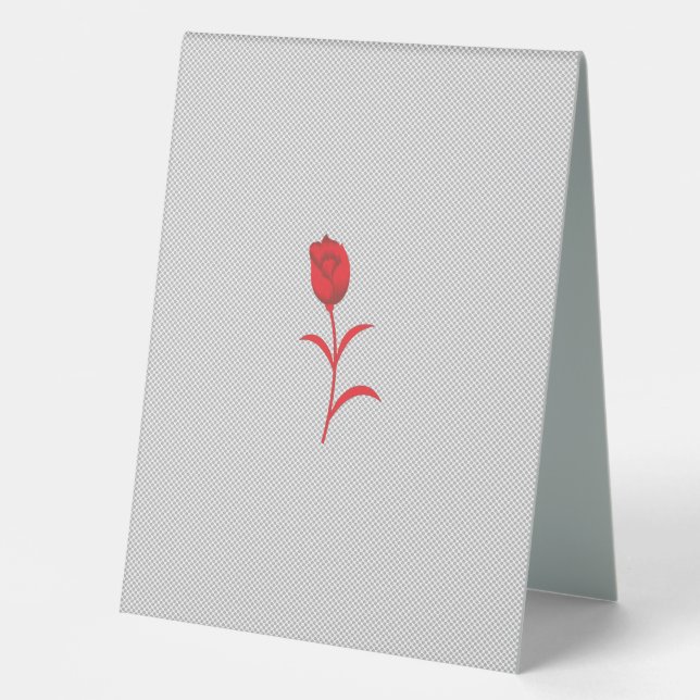 Plaque De Table Symbole de la tente de la meilleure table (Recto)