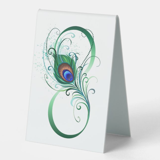 Plaque De Table Symbole de l'Infinity (Recto)