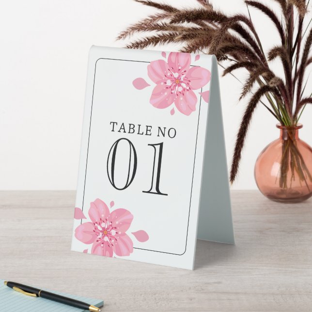 Plaque De Table Table de fleurs de cerisier Aucun tableau d'arrang (En SItu (Tableau))