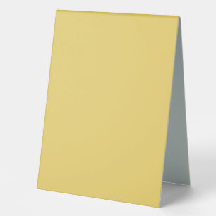 Plaque De Table Tendance Couleur Doux Jaune Table Panneau de Tente