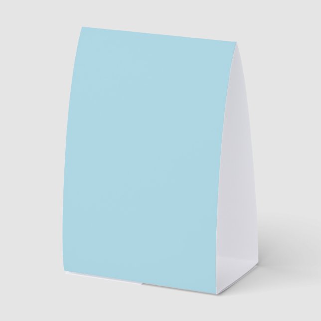 Plaque De Table Tendance de couleur estivale bleu pâle coton croqu (Recto)