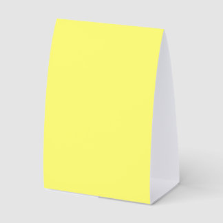 Plaque De Table Tendance de couleur été Beurre Jaune