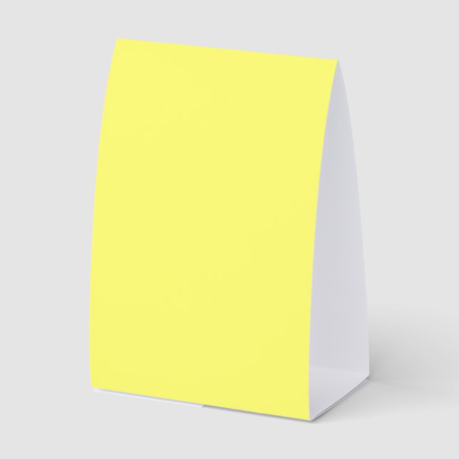Plaque De Table Tendance de couleur été Beurre Jaune (Recto)