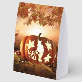 Plaque De Table Tent de table Bon Automne