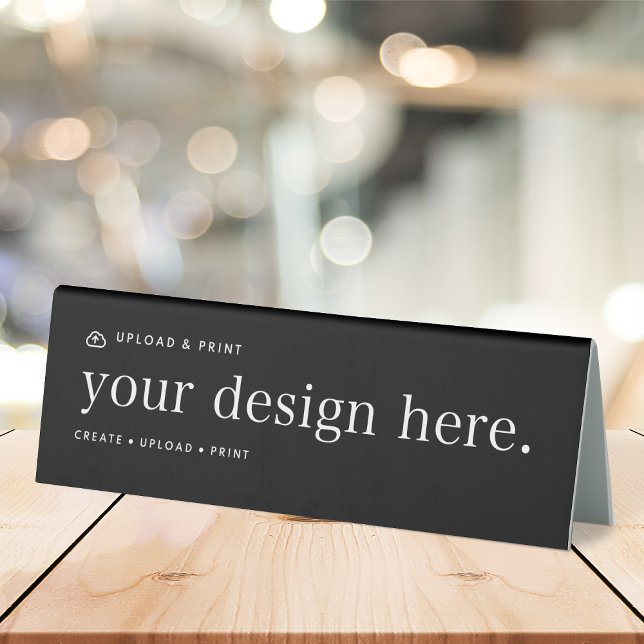 Plaque De Table Tente de table Signer votre conception Télécharger (Versatile table tent nameplate sign for business, events, weddings, special occasions & more!)