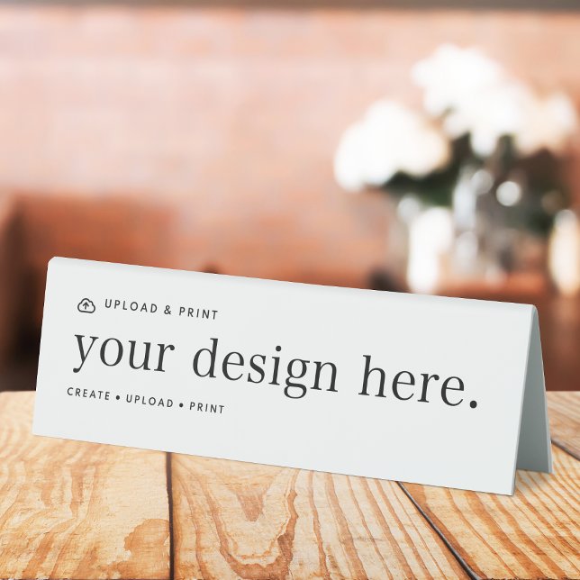 Plaque De Table Tente de table Signer votre conception Télécharger (Versatile table tent signs for business, weddings, special occasion events & more!)