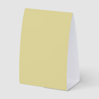 Plaque De Table Trendy Earthy Yellow - Paper Table Tent