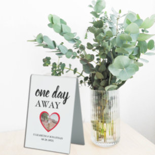 Plaque De Table Un Jour De Déjeuner De Répétition De Photo Coeur