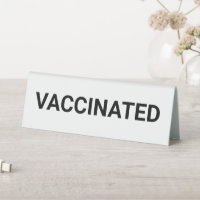 Vacciné, noir blanc personnalisable
