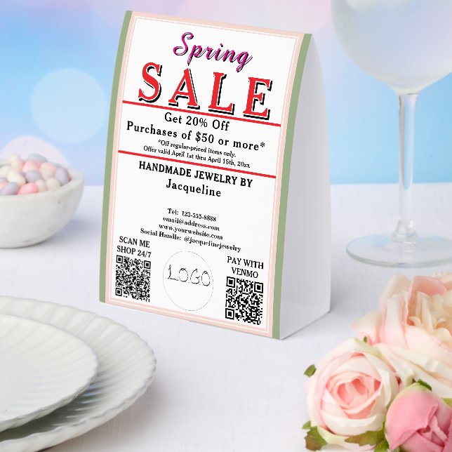 Plaque De Table Vente de printemps Bijoux Sage Blush ENVERS Cœur  (Insitu (mariage))
