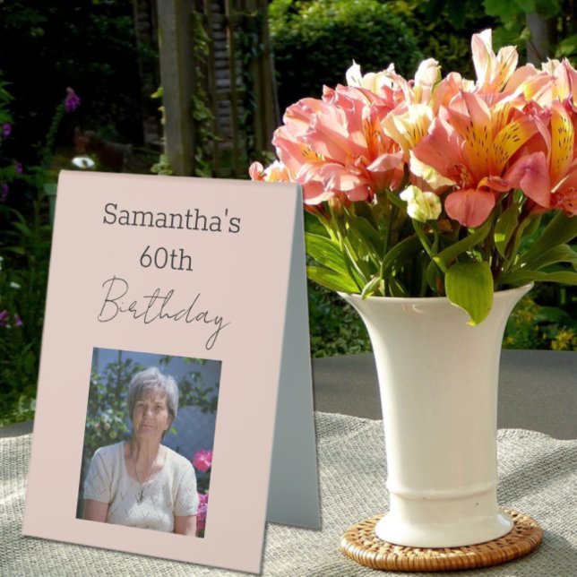 Plaque De Table Vin de la perfection 60e anniversaire (Créateur téléchargé)