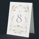 Plaque De Table Vintage Art Nouveau Mariage Numéro de table Carte<br><div class="desc">Cette carte de tente Mariage de la Collection Art Nouveau présente un magnifique design floral vintage qui respire l'élégance moderne. Personnalisez-le avec vos détails facilement et rapidement. Appuyez simplement sur le bouton "customiser" pour réorganiser et formater le style et le placement du texte.</div>